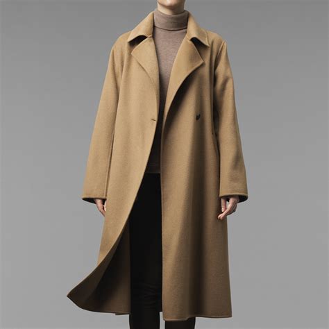 oversized wool coat genuine.